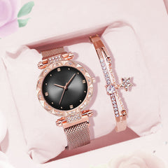 Brand watches Women watch bracelet casual fashion Starry sky dress watches Ladies quartz Wristwatches Gift clock Reloj Mujer