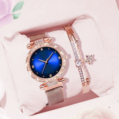 Brand watches Women watch bracelet casual fashion Starry sky dress watches Ladies quartz Wristwatches Gift clock Reloj Mujer