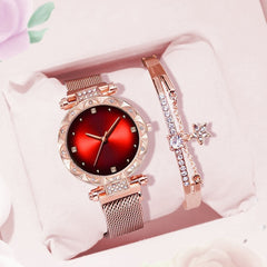 Brand watches Women watch bracelet casual fashion Starry sky dress watches Ladies quartz Wristwatches Gift clock Reloj Mujer