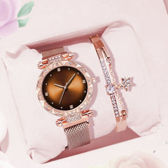 Brand watches Women watch bracelet casual fashion Starry sky dress watches Ladies quartz Wristwatches Gift clock Reloj Mujer