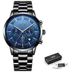 Relojes 2020 Watch Men LIGE Fashion Sport Quartz Clock Mens Watches Top Brand Luxury Business Waterproof Watch Relogio Masculino